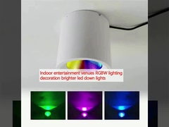 Địa điểm giải trí trong nhà RGBW ánh sáng trang trí sáng hơn dẫn xuống đèn