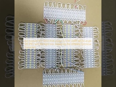 LED module7512-5050 RGB sức mạnh 0,72W LM60-66LM góc 160 IP65 với hộp đèn hiển thị các ký tự sáng khác nhau