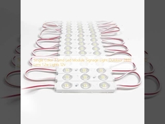 Màu đơn 3 SMD LED Module Signage Light Outdoor 2835 Lens 1.2w Đèn 12v