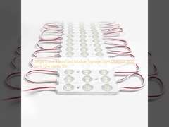 Màu đơn 3 SMD LED Module Signage Light Outdoor 2835 Lens 1.2w Đèn 12v