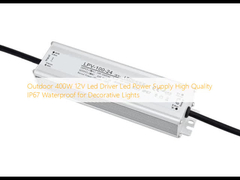 Bộ nguồn LED 400W 12V ngoài trời, chất lượng cao, IP67 chống thấm nước cho đèn trang trí