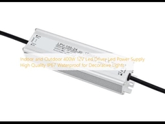 Trong nhà và ngoài trời 400W 12V LED Driver Led nguồn cung cấp điện chất lượng cao IP67 chống nước cho đèn trang trí