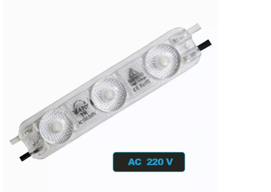 Đèn mô-đun LED 3 LED 12V 2835 AC110V 220V Đèn quảng cáo lắp đặt băng 3M