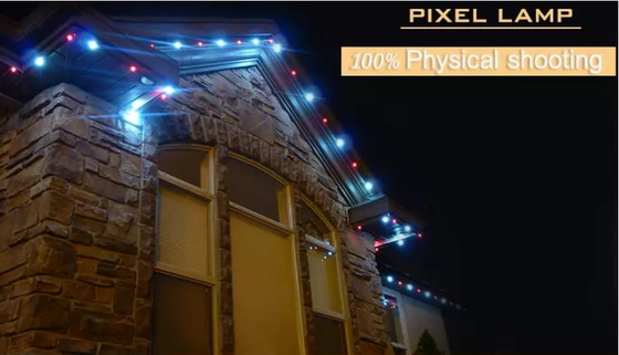 Ánh sáng kỳ nghỉ vĩnh viễn WS2811 2904 Ic Đèn Giáng sinh Công viên giải trí 30mm Pixel Rgb RGBW Đèn LED điểm