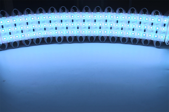 RGB Full Color 1.2w 12v Outdoors IP67 Waterproof 2835 3LED SMD Injection LED Module For Advertising
