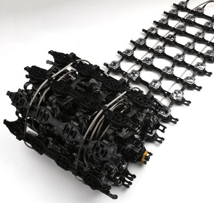 Custom P50 P62.5 P83.3 Transparent LED Mesh Outdoor Display Grid Module