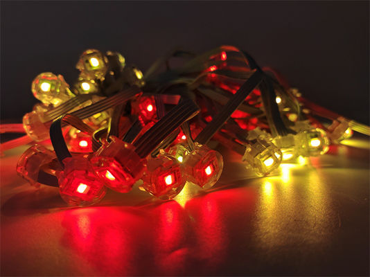 Hot selling 20mm colorful smart 0.4w 12v outdoor string lights Christmas decorative lights