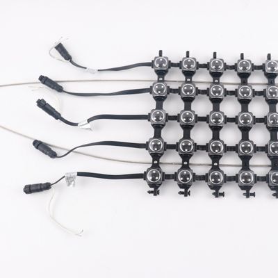 IP67 Grade Full Color LED Mesh Curtain For Outdoor Advertising With DMX512 Control