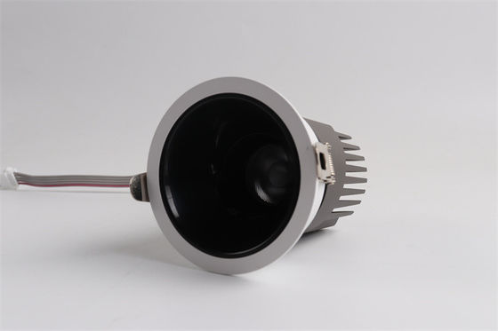 Ultra Thin 20W RGBW SPI USC2904 Rechargeable LED Spotlights Circular Anti Glare For Living Room Decoration