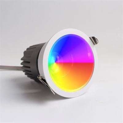 400lm LED Colorful Spot Lights Adjustable Cob Base Recessed Spotlight High Luminous Value Supermarket Mall Aluminum Embedded
