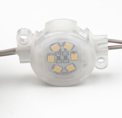 IP67 LED Point Light Source 6LEDs/pcs Warm White Color with Changeable Emitting Copper Lamp Body Used in Park Building