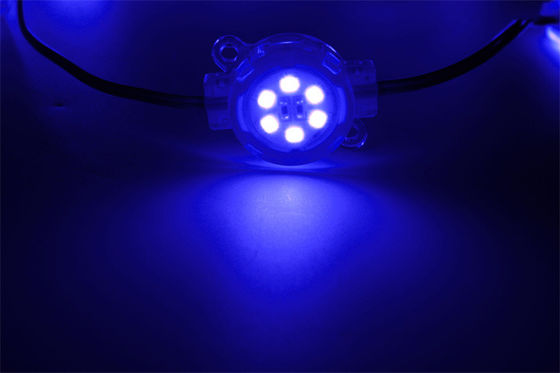 DC24V 50MM DMX LED RGB String IP67 Waterproof Outdoor Holiday LED Point Lights