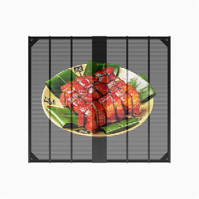 High Transparency P2.6 Glass Advertising Screen Transparent Mesh Module Display for Outdoor Led Component SMD1921 Display