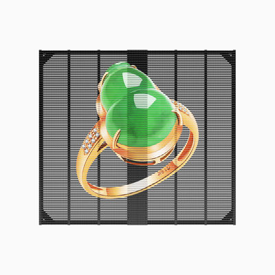 High Transparency P3.91 Full Color Display LED Grille Window with Maximum Power of 800W/m2 and High Protection Level