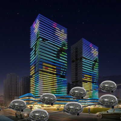 IP67 Waterproof High Brightness RGB LED Point Light with DMX512 Control for Outdoor Lighting