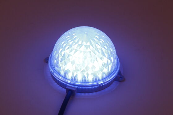 IP67 Waterproof 104mm DC24V 5W RGB LED Point Light Flexible PC Material Lighting