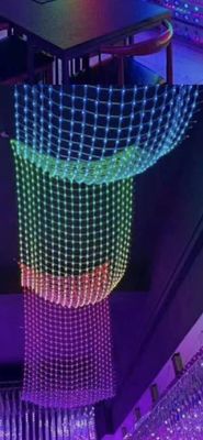 Led Screen Led Mesh Display Full Color Flexible P50 Waterproof Led Mesh Screen