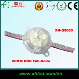 Đèn Pixel đầy đủ màu RGB 30mm cho DC12V Cho Trang trí Công viên Theme
