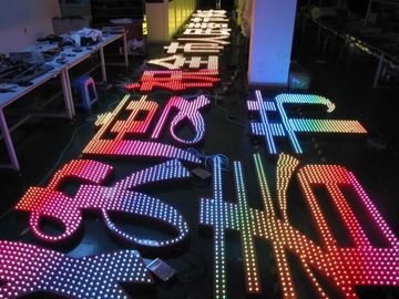 IP67 12mm 5V RGB Full Color Led Module Quảng cáo ngoài trời Chiếu sáng cho các dấu hiệu