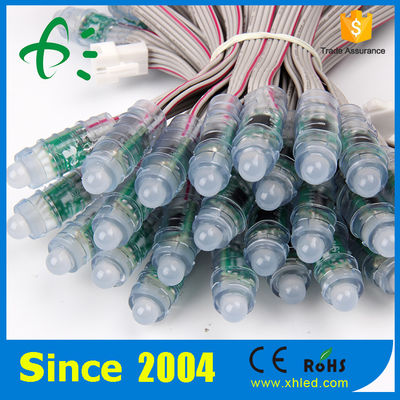 Full Color IC DMX512 12MM Led Pixel , RGB F8 DC05V waterproof LED modules