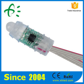 Màu Đen IC DMX512 12MM Led Pixel, RGB F8 DC05V mô đun LED không thấm nước