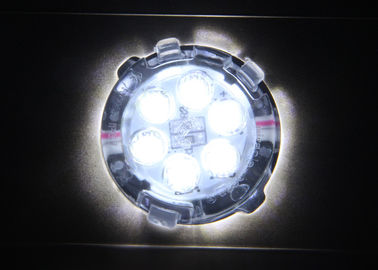 Màu xanh lá cây 30mm IP67 6 đèn LED Pixel String Lights DC24V 0.6W Với Đài Loan Epistar