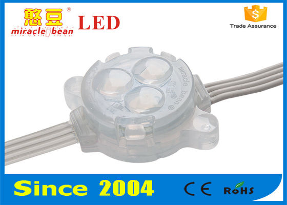 Đèn LED điểm RGBW 30mm 12V SMD3535 chống nước IP67, góc chiếu 120 độ và vật liệu PC chống tia UV