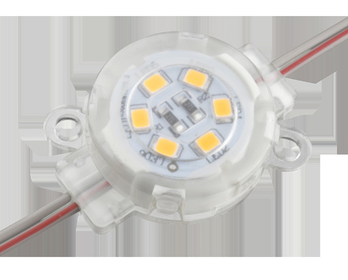 Ngoài trời Đơn màu 30mm Đèn LED điểm IP67 Chống nước 0,6W 12V 30mm Thân máy tính