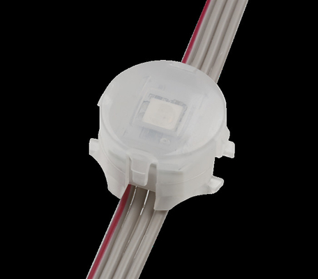 Ngoài trời IP67 0,3W DMX512 Smd5050 DC12V Đèn LED điểm 20 mm RGB Đậu thần kỳ