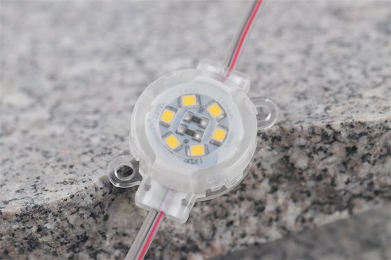 DC12V 0.6W LED Pixel Point Light Chống nước IP67 SMD2835 30 mm 6500K PC Chống tia cực tím