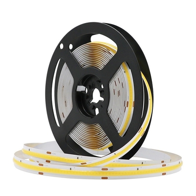 IP20 Mật độ cao 24v 10W CRI90 Đèn LED dải Cob linh hoạt không chấm để trang trí nhà cửa