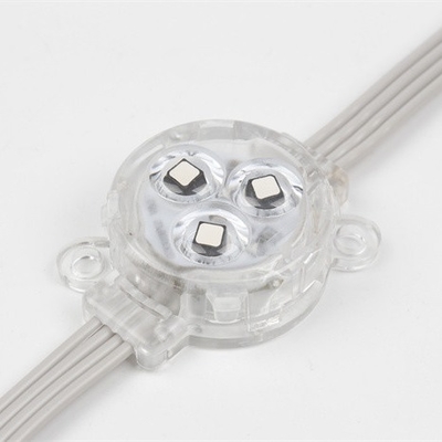Đèn LED điểm DC5V 30 mm RGB IP67 Chống nước 0,75W DMX512 Smd3535