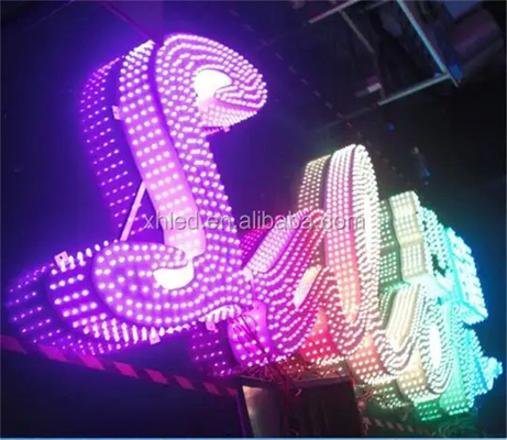 WS2811 Đèn LED dây pixel RGB 5V 12V Đèn LED pixel đủ màu thông minh 12 mm có thể lập trình