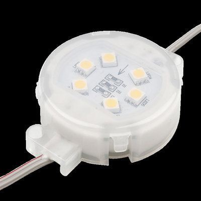 Đèn LED một điểm màu ngoài trời chống nước IP67 1.2W Smd2835 DC24V 50mm