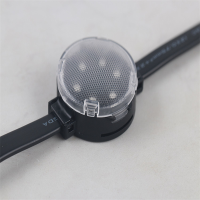 Đèn chống nước ngoài trời Miracle Bean IP67 1W Smd3535 DC12V RGB 40mm