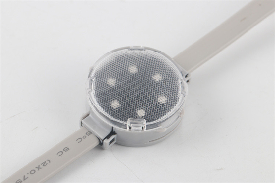 Đèn LED điểm IP67 1.8W DC15V 40mm Smd3535 DMX512 3RGB + 3W Nguồn điểm điểm ảnh tín hiệu