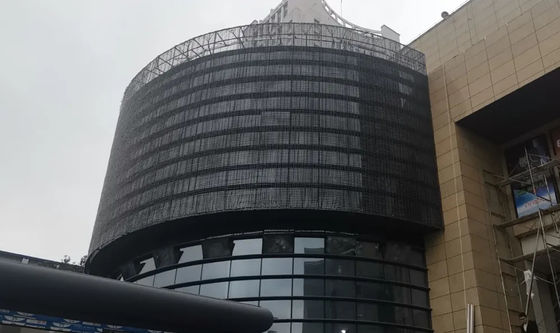 RGB P62.5 High brightness pixel led screen led mesh video curtain waterproof flexible display led scream