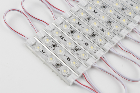 RGB Full Color 1.2w 12v Outdoors IP67 Waterproof 2835 3LED SMD Injection LED Module For Advertising