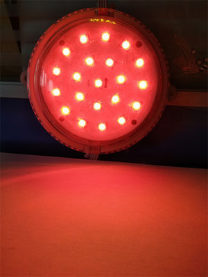 100mm 24V IP67 Waterproof LED Point Light with 180° Beam Angle and UV Resistant PC Material