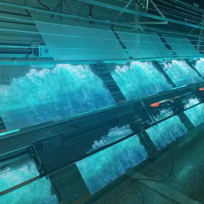 Màn hình LED sợi mềm dính Màn hình LED mỏng dính cho kính