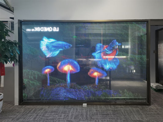 2mm thickness flexible LED Transparent Film Screel P10 DC5V WE2121RGB 16bit