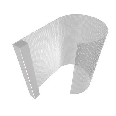 Flexible transparency adhesive LED Film Screen thin Advertising Video Wall P4 DC5V WE2121RGB 16bit