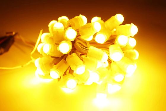 Thiết kế mới nhất ngoài trời màu vàng giải trí Pixel LED 12V 9MM trang trí LED Pixel Light