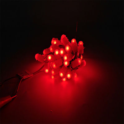 Đèn dây 12mm LED Pixel Module / 8mm Staw Hat LED Pixel Light PVC + siliconeFor Outdoor LED Lighting Channel Letters