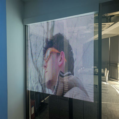 P6 Super Slim Transparent LED Film For Indoor Video Wall Dễ lắp đặt với bảng PCB RGB DC5V