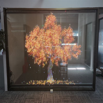 Màn hình kính màn hình trong sáng LED cửa sổ kính P6.25 P8 P10 Indoor LED Film Display