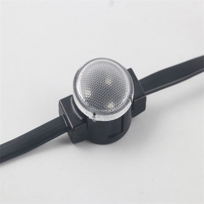 IP67 Địa chỉ 24V 30mm DMX RGB RGBW LED Dot Pixel Point Module Đèn tường 0,6W Mặt nạ minh bạch tùy chọn