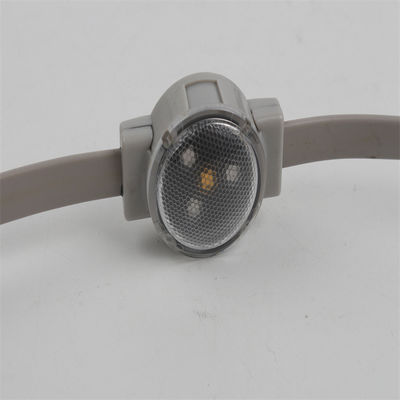 RGB SMD3535 Full color led pixel 30mm 12V 1W vòng chống nước đèn Giáng sinh LED với nắp ống kính