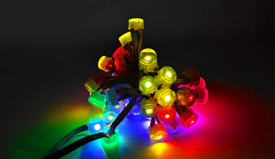48pcs 20MM ngoài trời chống nước IP67 LED Pixel Light với màu đỏ / xanh lá cây / xanh dương / vàng / trắng / ấm