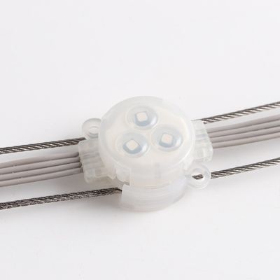 RGB LED Point Light 1W Epistar Chip 30mm RGB LED Point Light Không thấm nước ngoài IP67 với thân máy tính